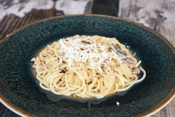 Permesan Soslu Spagetti